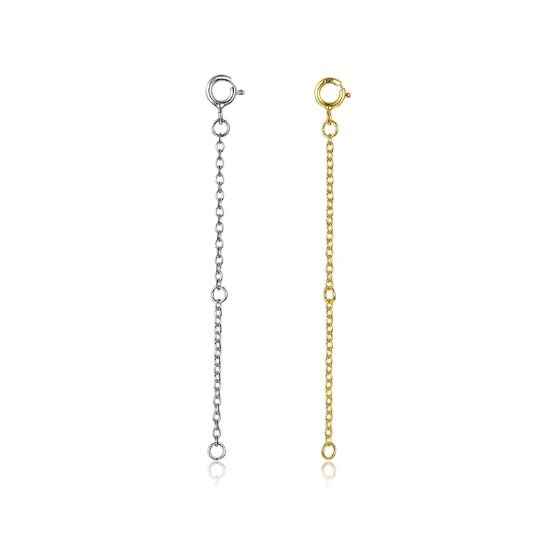 (image pour) Collier avec chaîne d'extension de style Pandora - Chaîne d'extension - SCA015-6 - Afficher 2