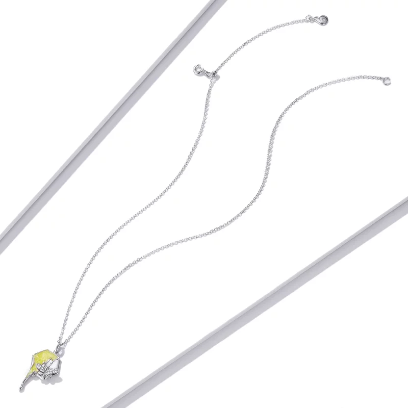 (image pour) Collier brillant style Pandora avec motif de ruche - BSN213 - Afficher 4