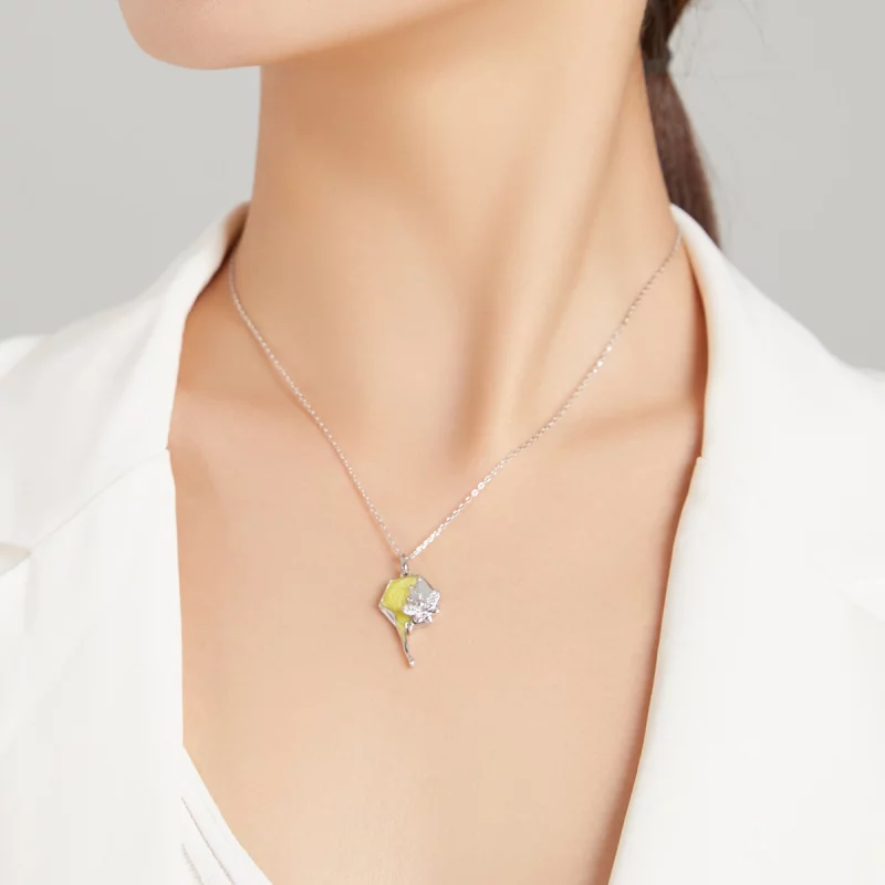 (image pour) Collier brillant style Pandora avec motif de ruche - BSN213 - Afficher 10