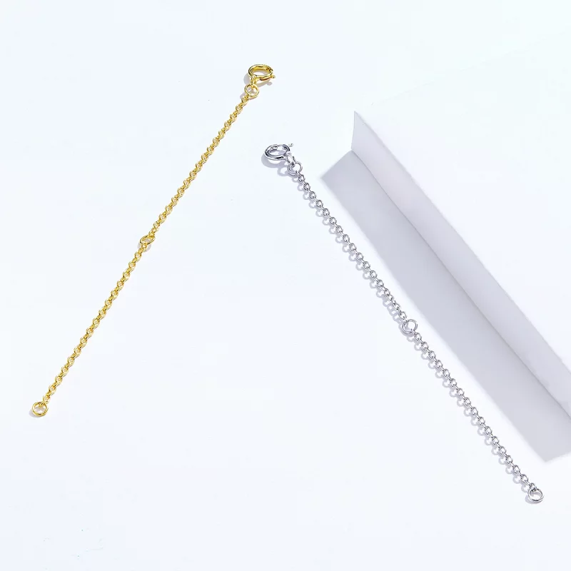 (image pour) Collier à chaîne d'extension de style Pandora - Chaîne d'extension SCA015-10A - Afficher 3