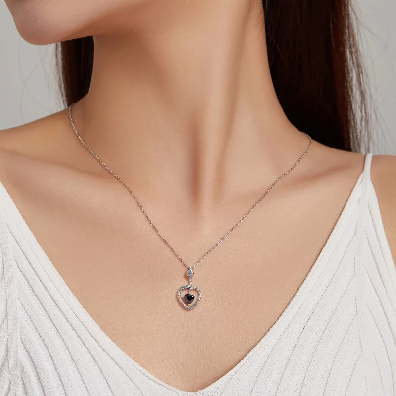 (image pour) Collier créatif style Pandora en forme de serpent - BSN233 - Afficher 7