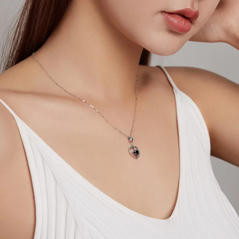 (image pour) Collier créatif style Pandora en forme de serpent - BSN233 - Afficher 9