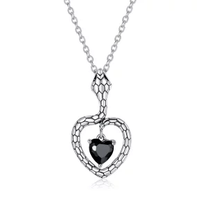 (image pour) Collier créatif style Pandora en forme de serpent - BSN233