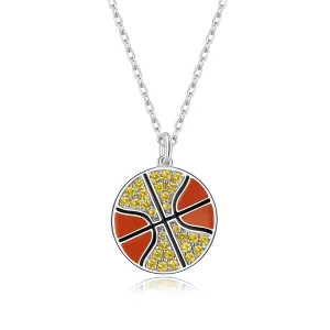 (image pour) Collier de basketball dynamique de style Pandora - BSN203