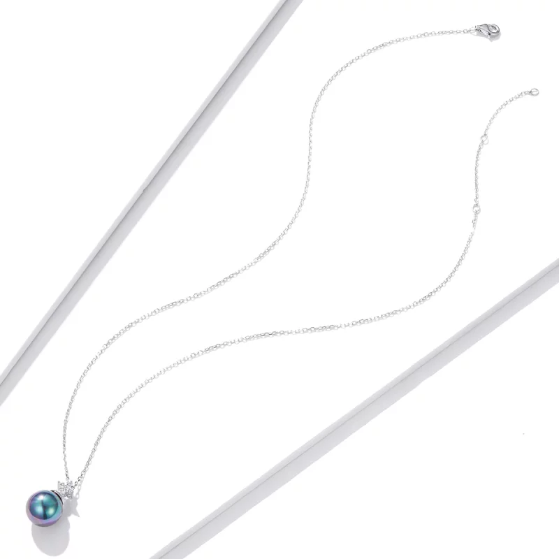 (image pour) Collier de perles brillantes de style Pandora - BSN226 - Afficher 5
