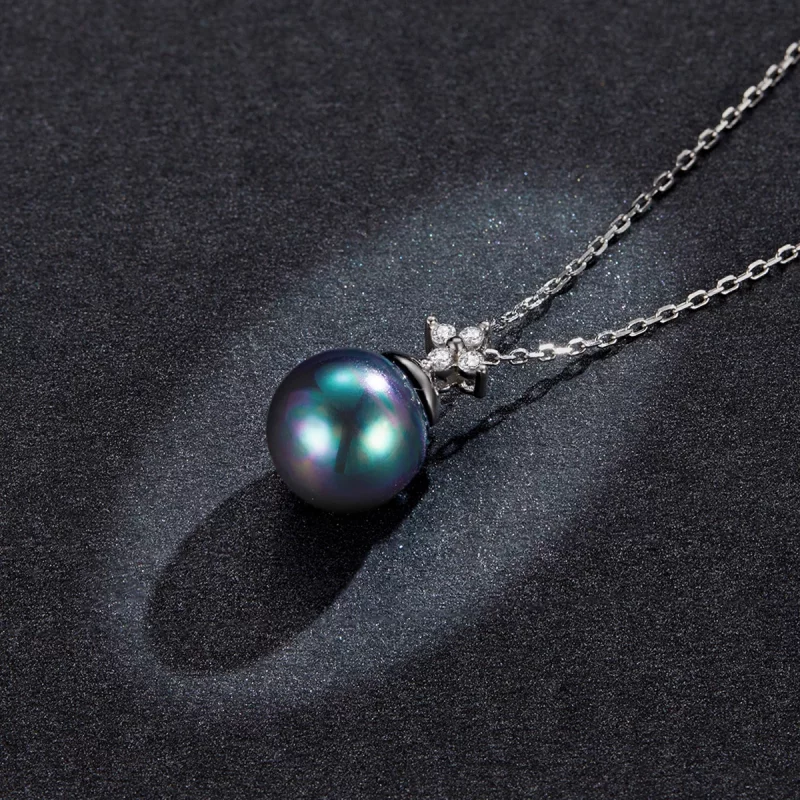 (image pour) Collier de perles brillantes de style Pandora - BSN226 - Afficher 6