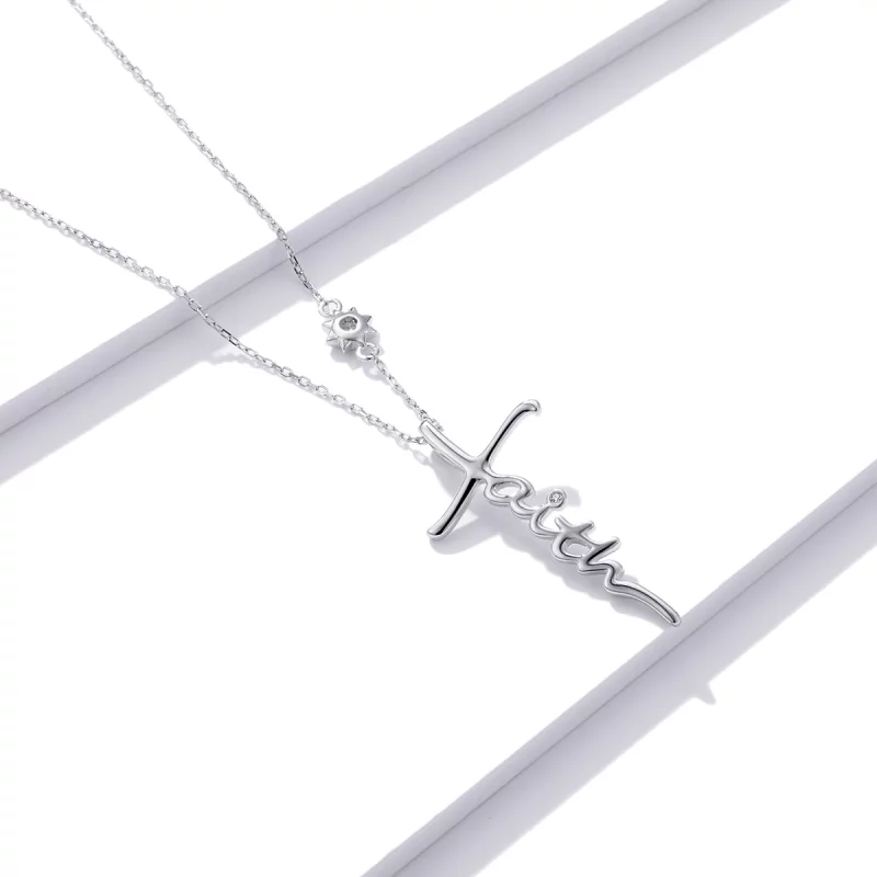 (image pour) Collier de style Pandora Foi de la Croix - BSN231 - Afficher 3