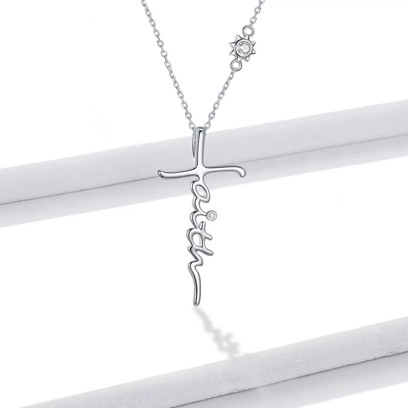 (image pour) Collier de style Pandora Foi de la Croix - BSN231 - Afficher 5