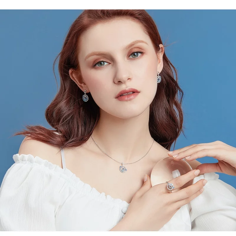 (image pour) Collier à la mode Pandora avec trace de météore - BSN041 - Afficher 3
