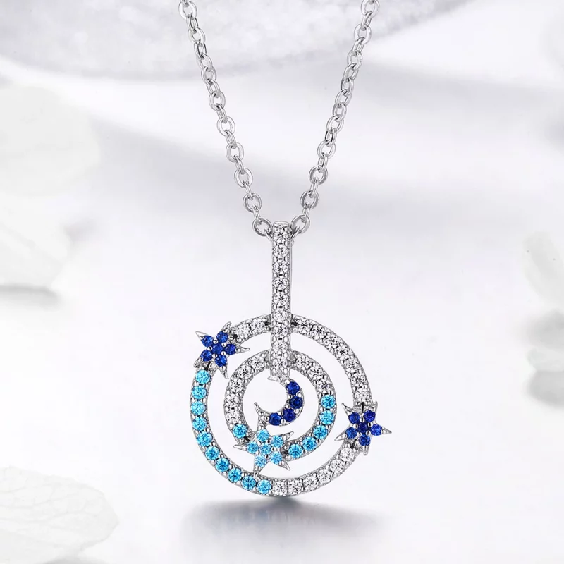 (image pour) Collier à la mode Pandora avec trace de météore - BSN041 - Afficher 2