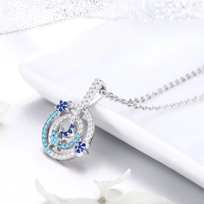 (image pour) Collier à la mode Pandora avec trace de météore - BSN041 - Afficher 4