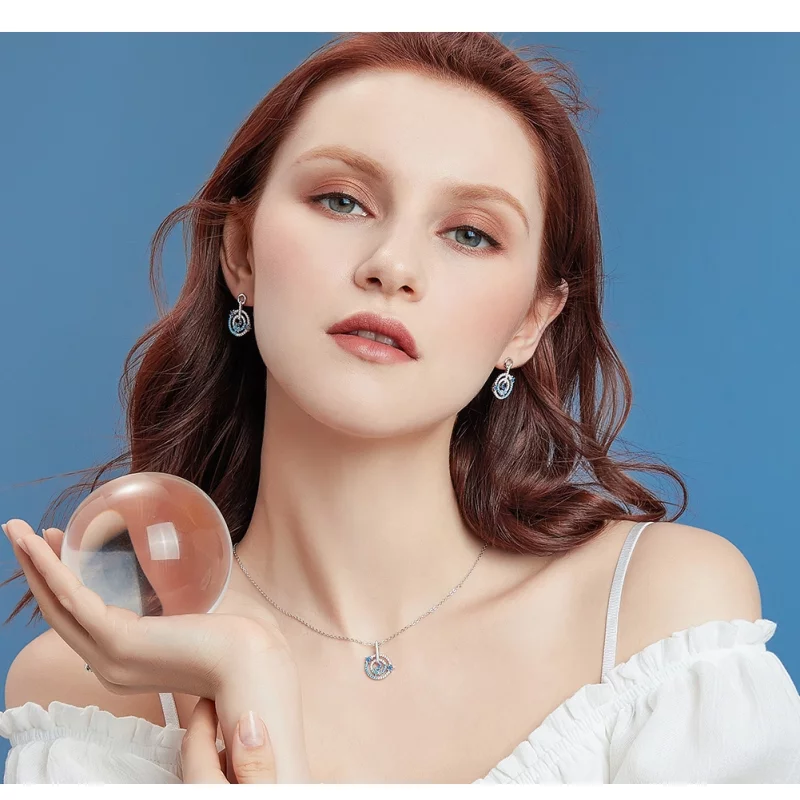 (image pour) Collier à la mode Pandora avec trace de météore - BSN041 - Afficher 11