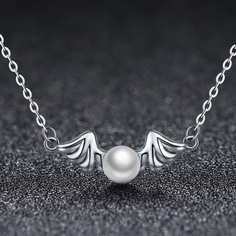 (image pour) Collier Pandora Style avec des ailes d'ange - VSN021 - Afficher 2