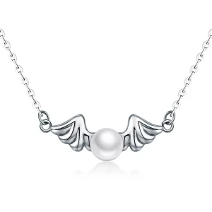 (image pour) Collier Pandora Style avec des ailes d'ange - VSN021