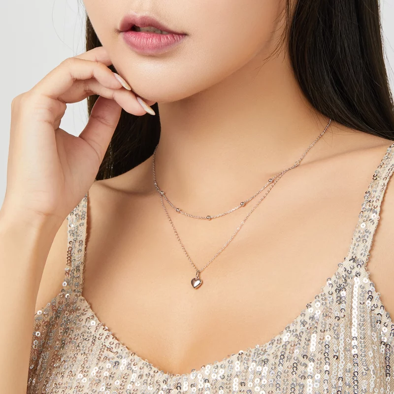 (image pour) Collier Pandora Style Love - BSN168 - Afficher 9