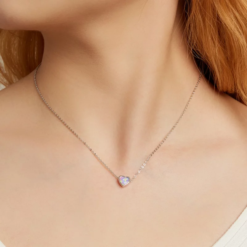 (image pour) Collier Pandora Style Opal Love - SCN471 - Afficher 7