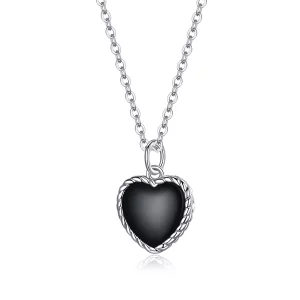 (image pour) Collier Style PANDORA Agate d'amour - SCN443