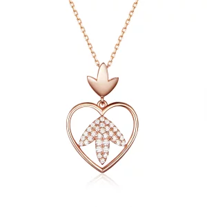 Collier Style PANDORA Amour d'automne - SCN313 (image pour) Collier Style PANDORA Amour d'automne - SCN313