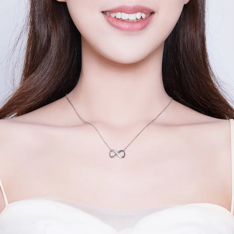(image pour) Collier Style PANDORA Amour illimité - SCN352 - Afficher 9