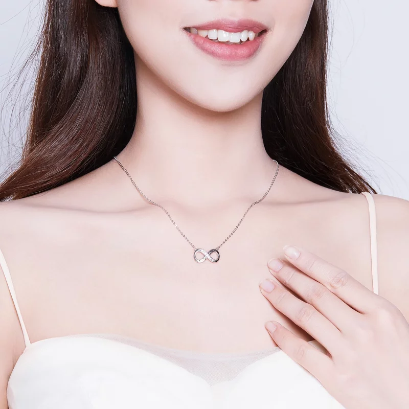 (image pour) Collier Style PANDORA Amour illimité - SCN352 - Afficher 10