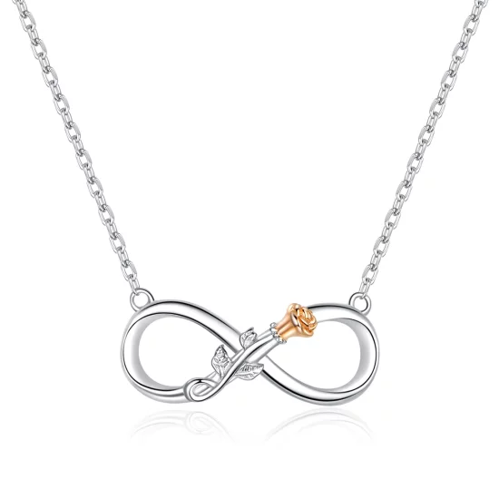 (image pour) Collier Style PANDORA Amour infini - SCN371