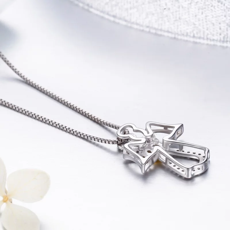 (image pour) Collier Style PANDORA Ange gardien - SCN123 - Afficher 6