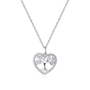 Collier Style PANDORA Arbre de la vie - BSN176 (image pour) Collier Style PANDORA Arbre de la vie - BSN176