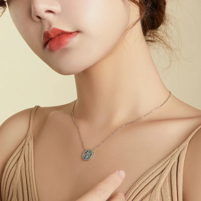 (image pour) Collier Style PANDORA Arbre de vie coloré - SCN433 - Afficher 7