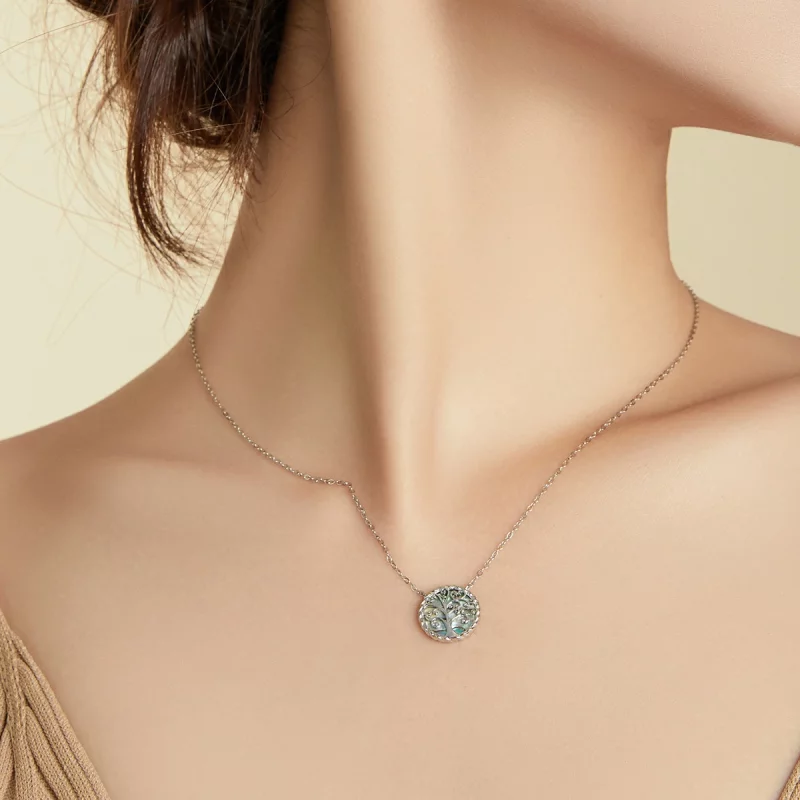 (image pour) Collier Style PANDORA Arbre de vie coloré - SCN433 - Afficher 8