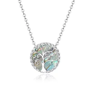Collier Style PANDORA Arbre de vie coloré - SCN433 (image pour) Collier Style PANDORA Arbre de vie coloré - SCN433