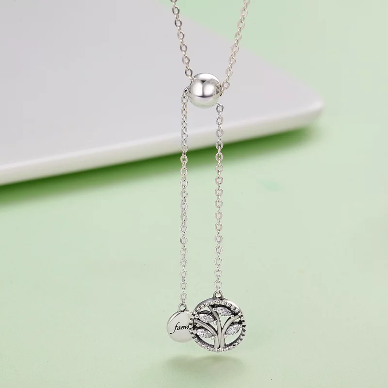 (image pour) Collier Style PANDORA Arbre généalogique et maison - SCN106 - Afficher 6