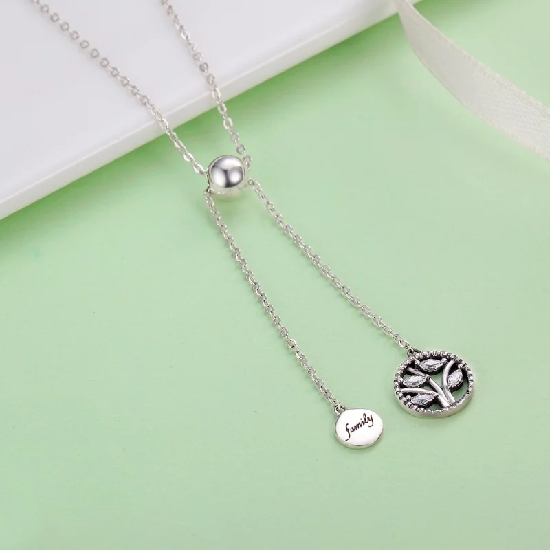 (image pour) Collier Style PANDORA Arbre généalogique et maison - SCN106 - Afficher 7