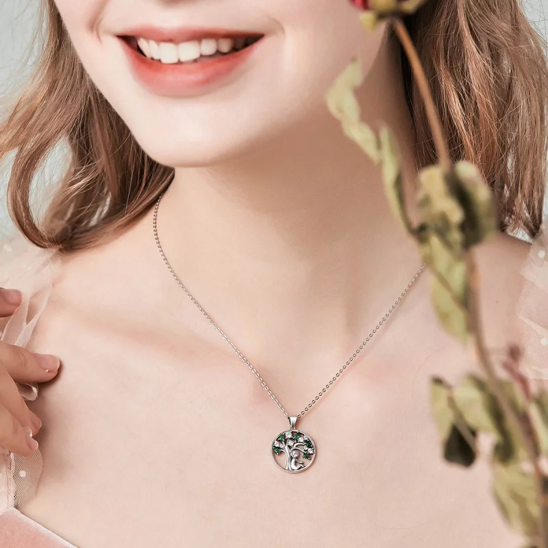 (image pour) Collier Style PANDORA arbre généalogique - SCN094 - Afficher 10