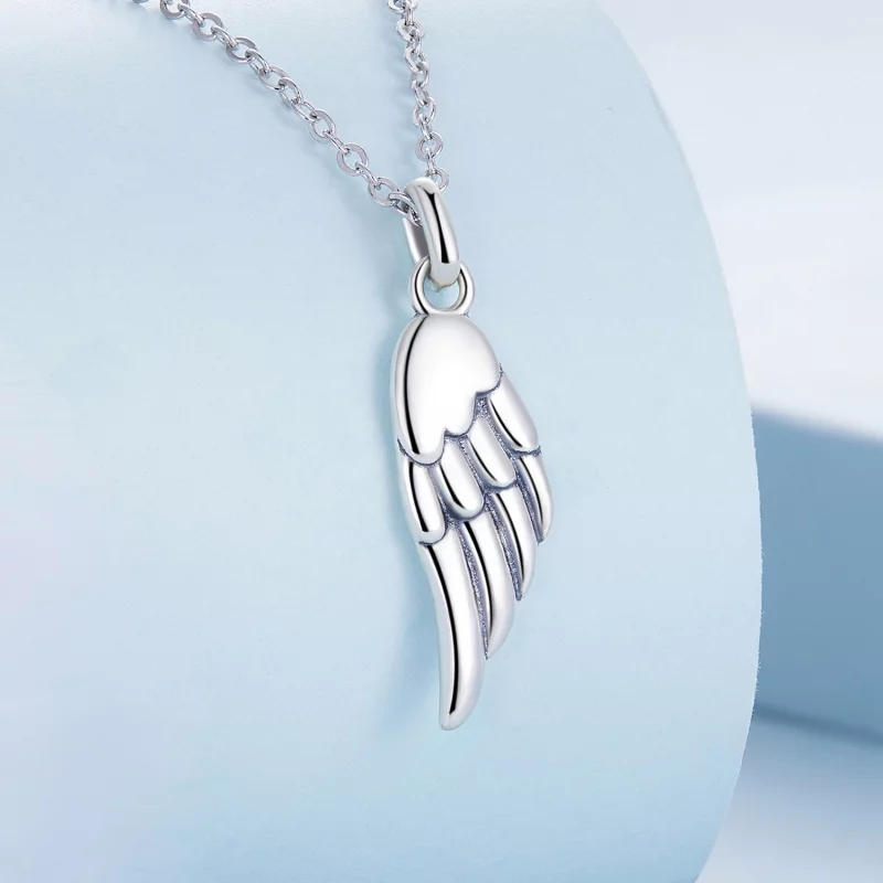 (image pour) Collier style Pandora avec aile - BSN268 - Afficher 2
