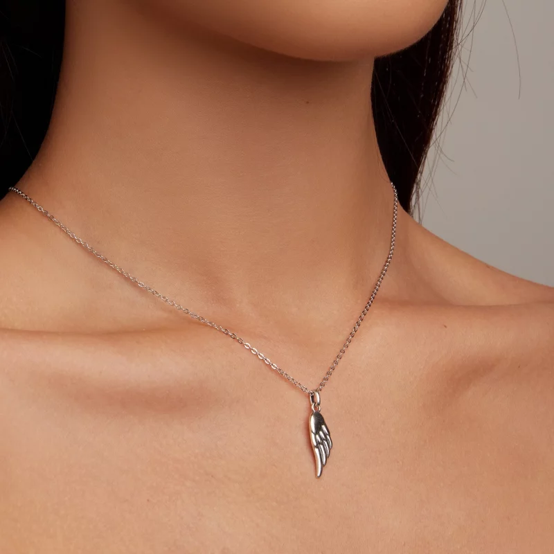 (image pour) Collier style Pandora avec aile - BSN268 - Afficher 8