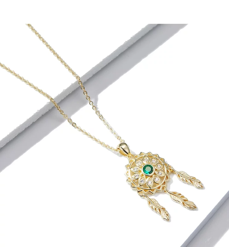 (image pour) Collier style Pandora avec attrape-rêves - SCN263-B - Afficher 4