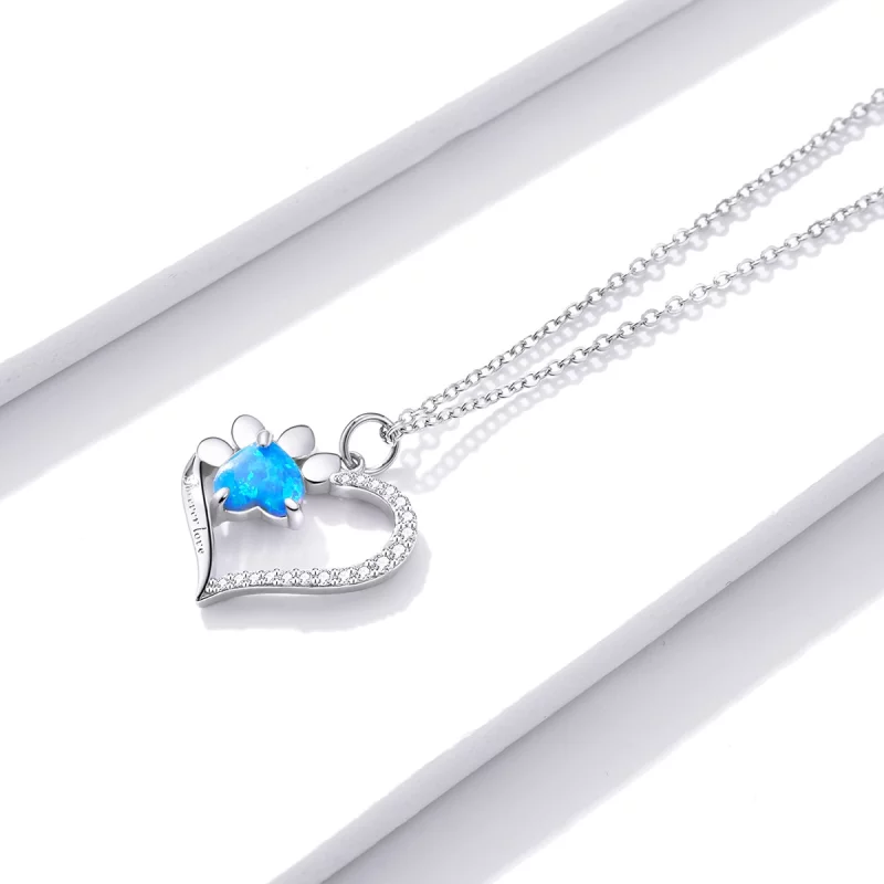 (image pour) Collier style Pandora avec des marques en forme de cœur - BSN225 - Afficher 4