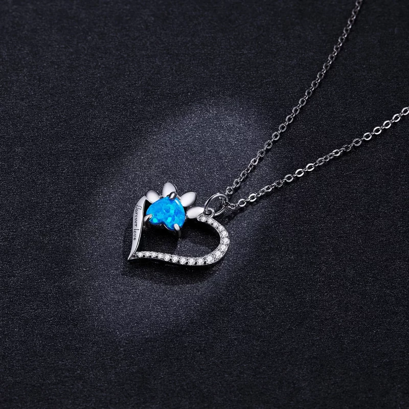 (image pour) Collier style Pandora avec des marques en forme de cœur - BSN225 - Afficher 6