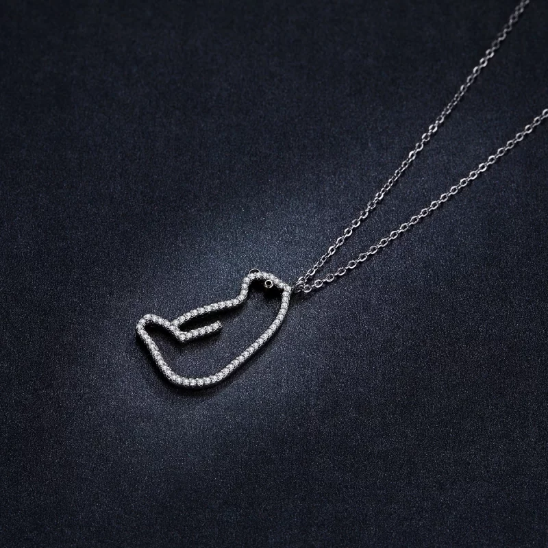 (image pour) Collier style Pandora avec ours polaire - BSN195 - Afficher 6