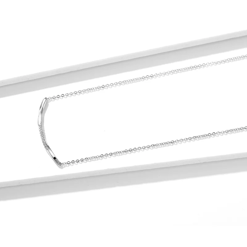 (image pour) Collier style Pandora avec sourire - BSN130 - Afficher 3