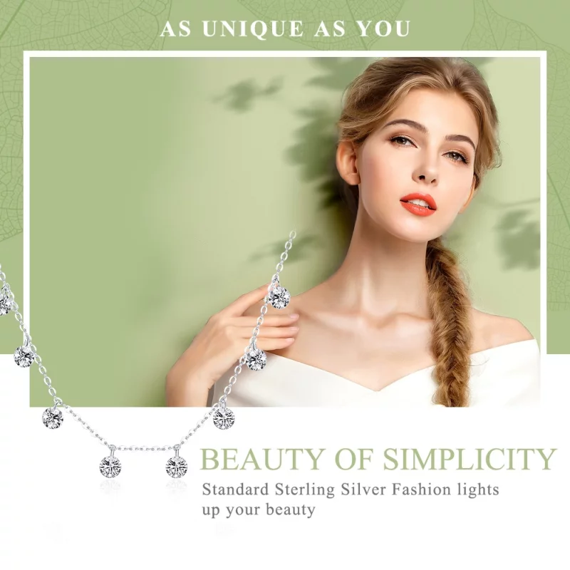 (image pour) Collier Style PANDORA Beauté de la simplicité - SCN299 - Afficher 2