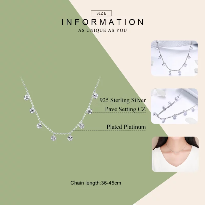(image pour) Collier Style PANDORA Beauté de la simplicité - SCN299 - Afficher 3