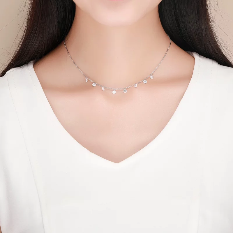 (image pour) Collier Style PANDORA Beauté de la simplicité - SCN299 - Afficher 8