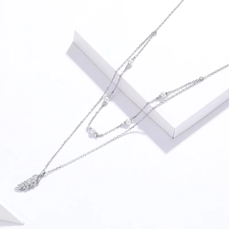 (image pour) Collier Style PANDORA Blé Brillant - BSN208 - Afficher 3