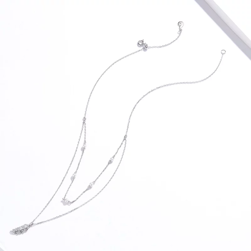 (image pour) Collier Style PANDORA Blé Brillant - BSN208 - Afficher 4