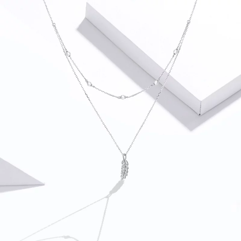 (image pour) Collier Style PANDORA Blé Brillant - BSN208 - Afficher 5