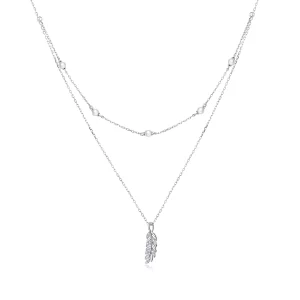 (image pour) Collier Style PANDORA Blé Brillant - BSN208