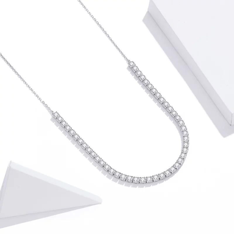 (image pour) Collier Style PANDORA Chaîne brillante - SCN437 - Afficher 2