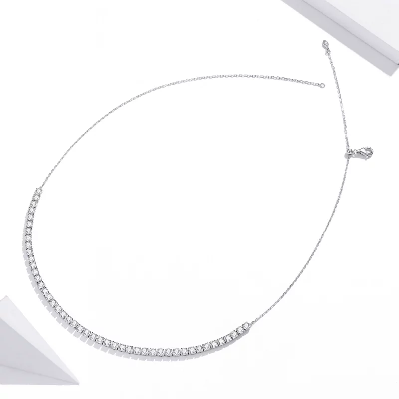 (image pour) Collier Style PANDORA Chaîne brillante - SCN437 - Afficher 4
