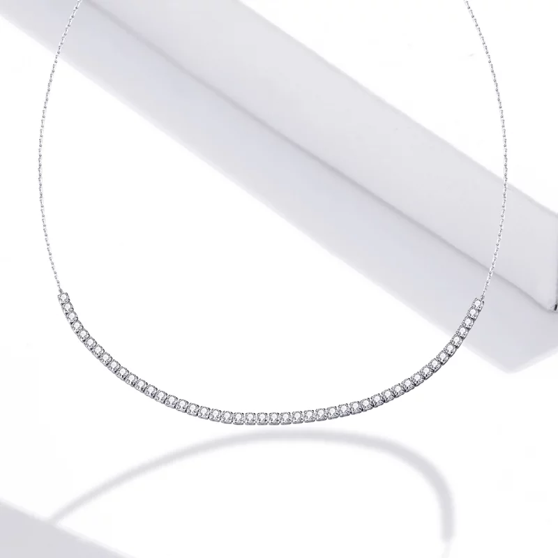 (image pour) Collier Style PANDORA Chaîne brillante - SCN437 - Afficher 5